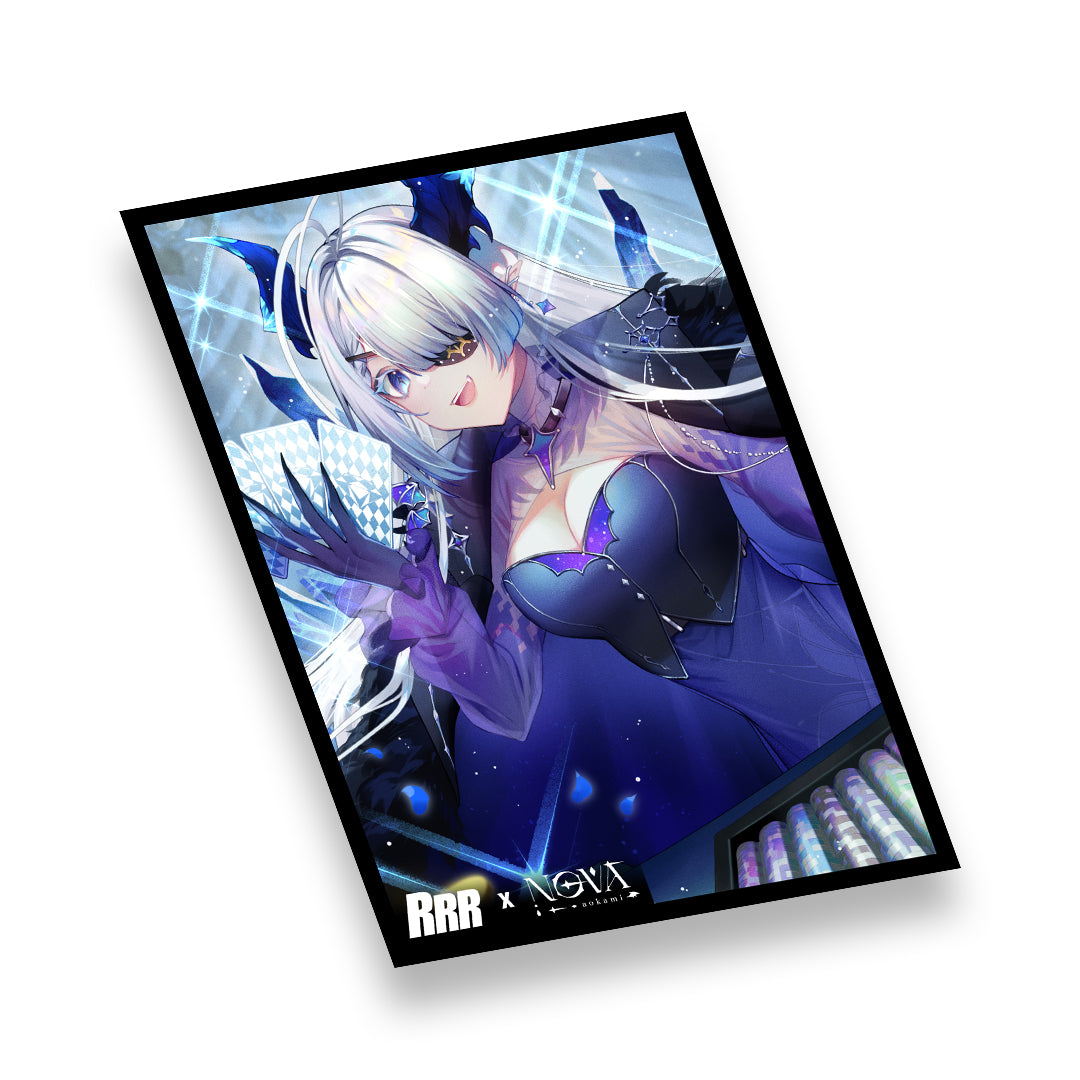 nova aokami card sleeves quality card sleeves featuring illustrations of the popular characters Nami and Vivi NOVA AOKAMI MAFIA COLLAB SLEEVES