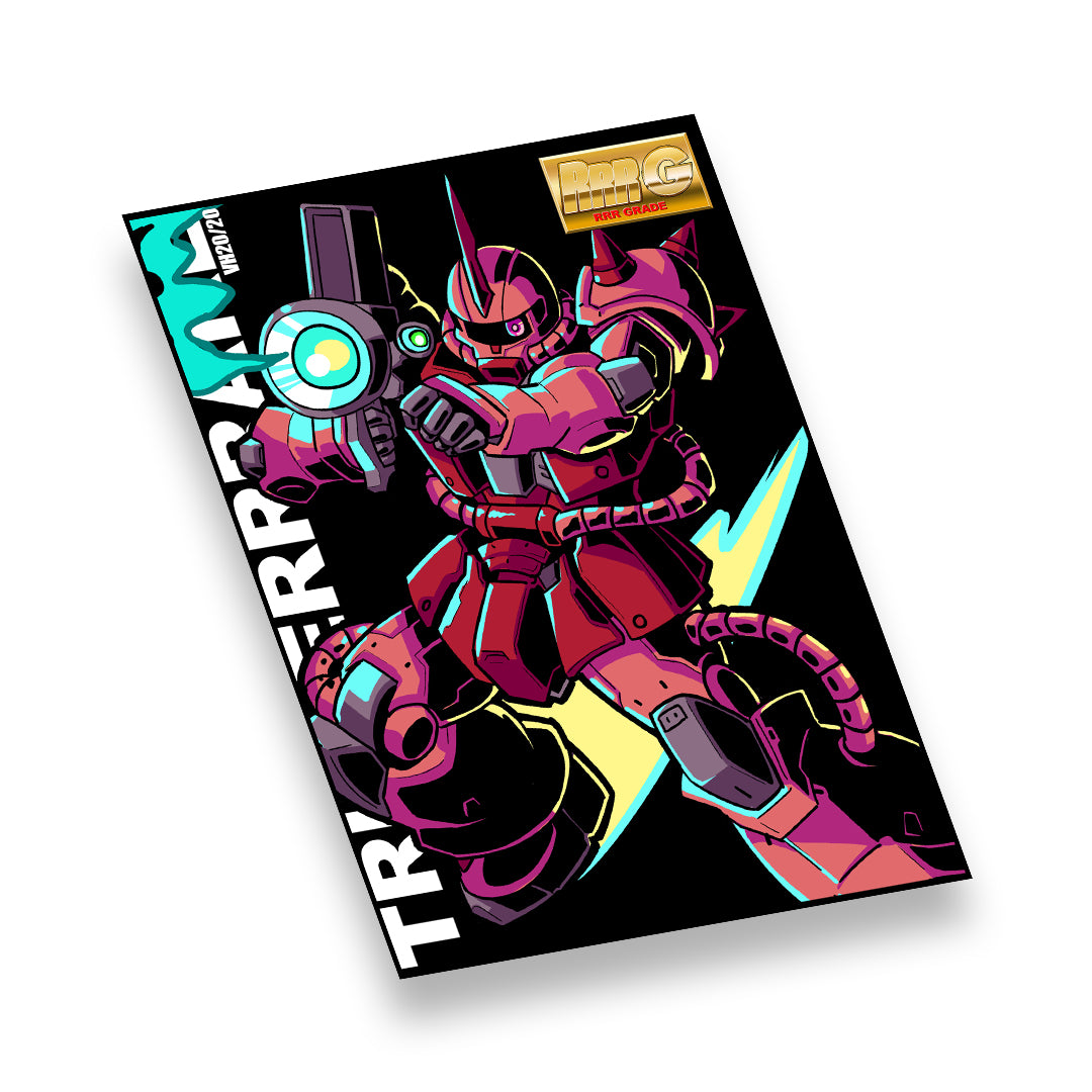 gundam card sleeves CHAR'S ZAKU II SLEEVES x10 – triplerare