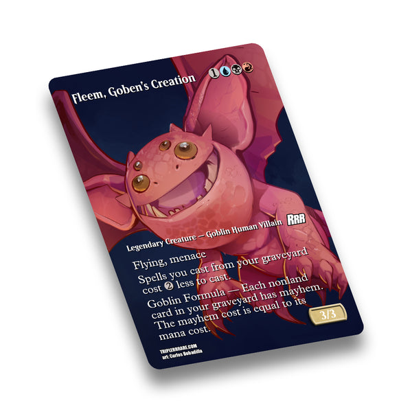 FLEEM // GOBEN COMMANDER CARD – triplerare
